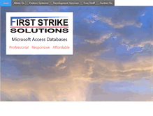 Tablet Screenshot of firststrike.com.au